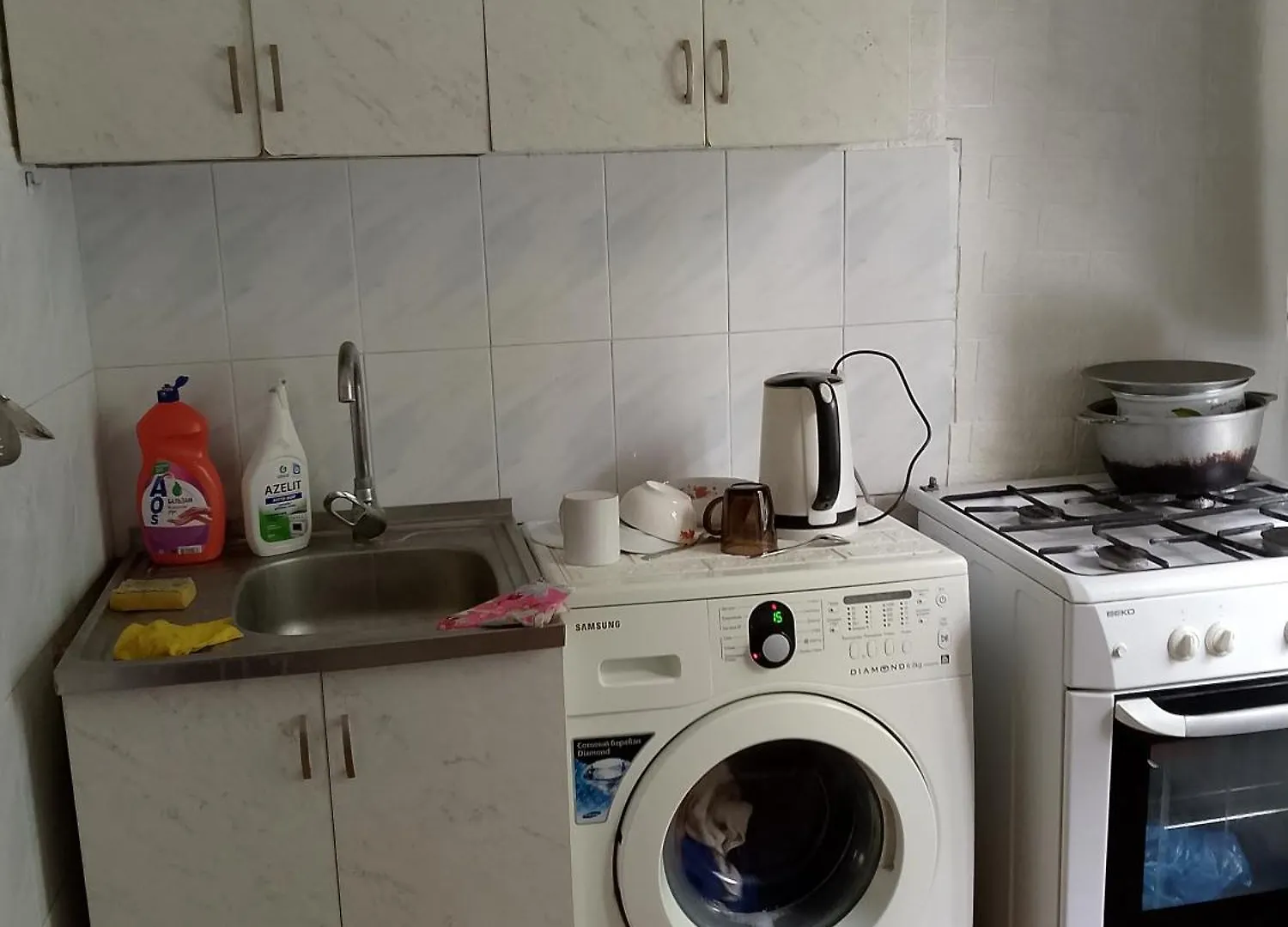 Мкр 12 Дом 16Кв 59 Apartment Almaty